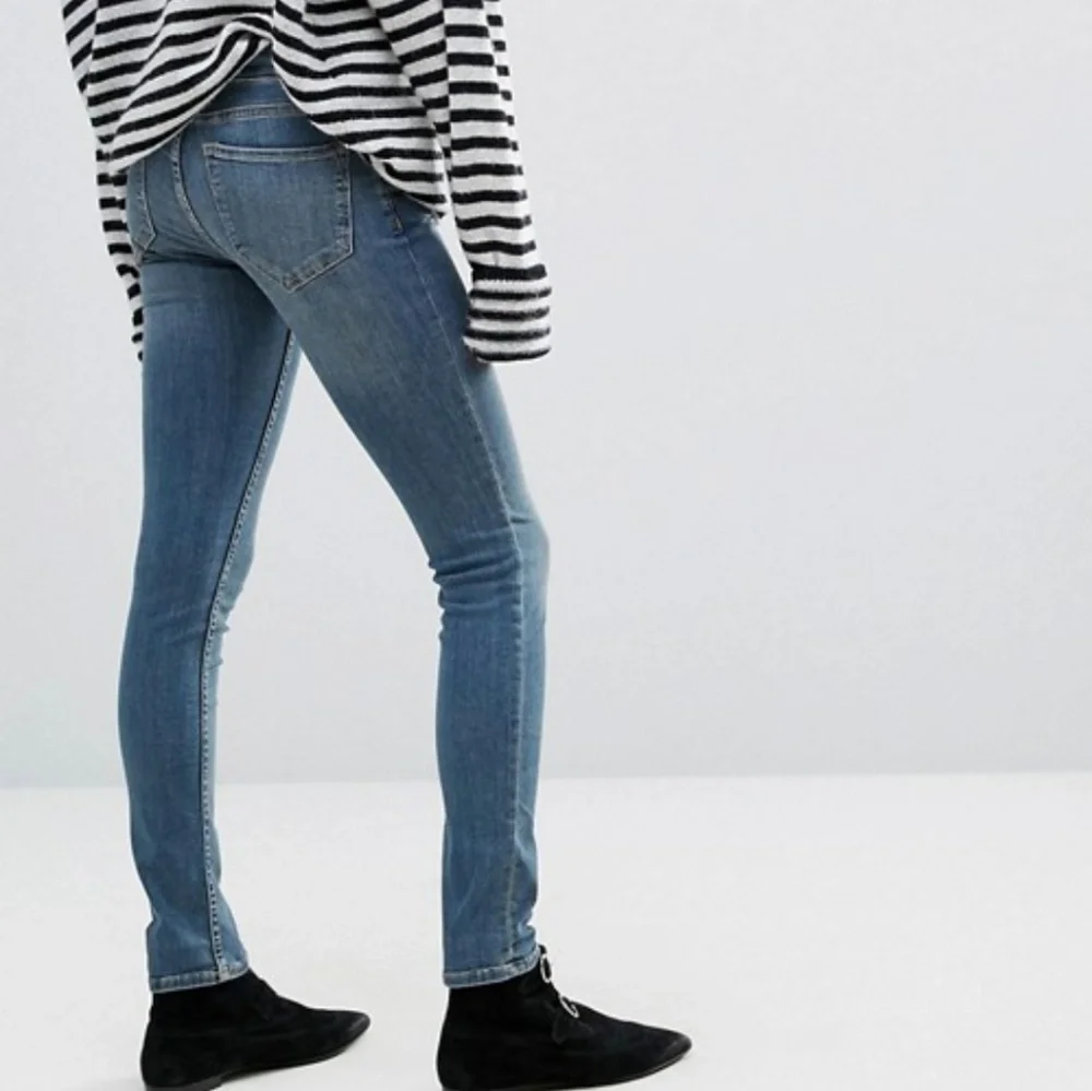 Allsaints Womens Mast Skinny Jeans Blue Sz 25